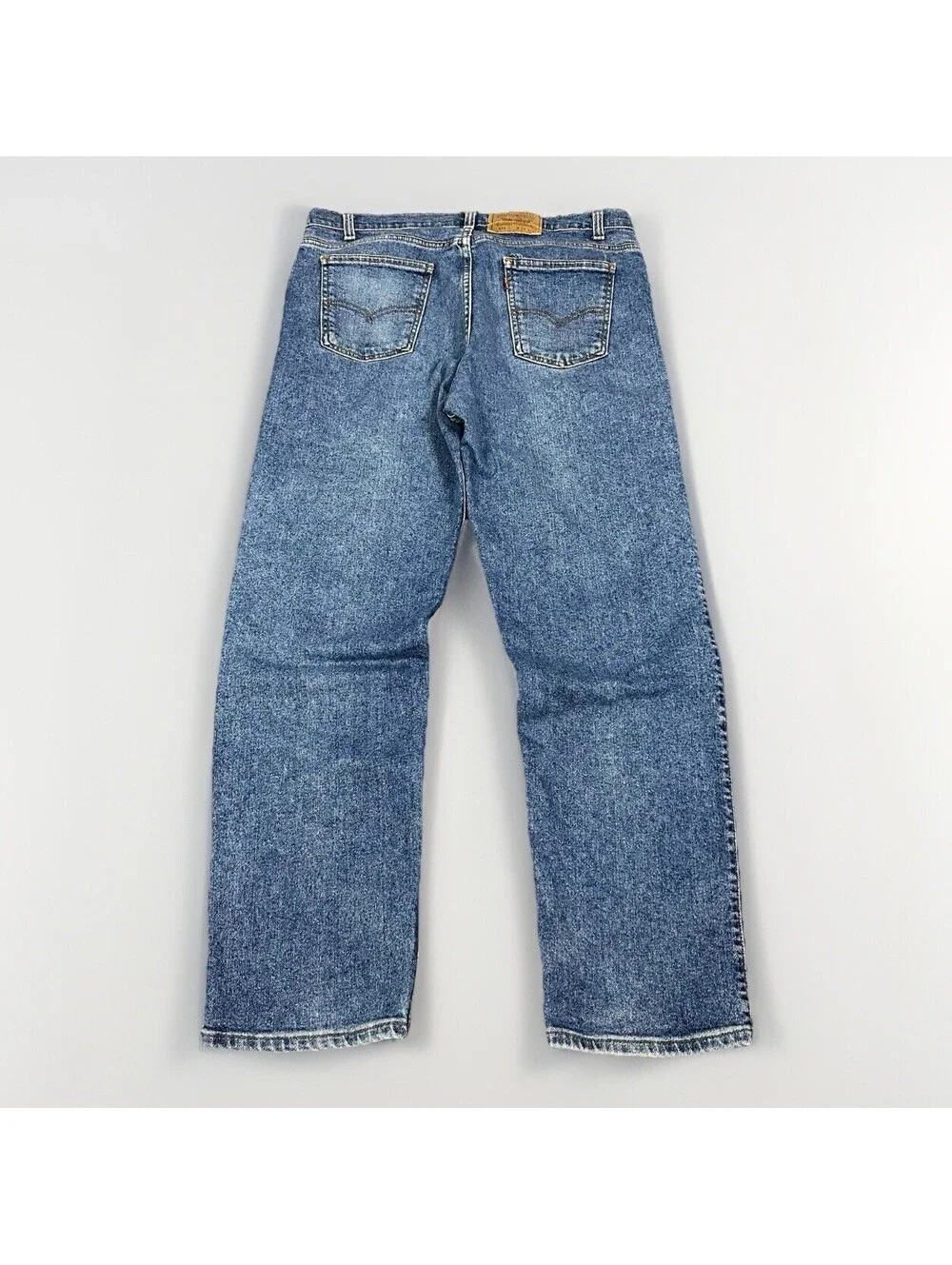 VTG Levi's 511 Men's Blue Jeans Orange Tab 80s Slim Fit Faded Denim 36x30